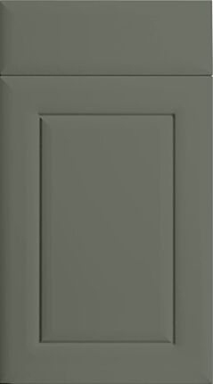 Ashford Super Matt Smoke Green Kitchen Doors