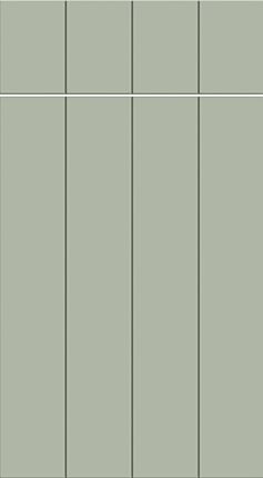 Austin Matt Sage Green Kitchen Doors