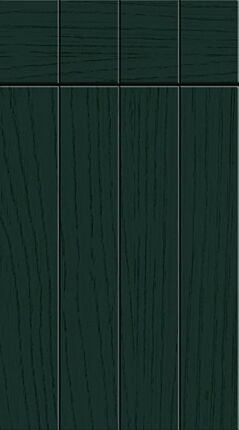 Austin Paint Flow Matt Fir Green Kitchen Doors
