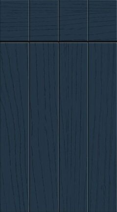 Austin Paint Flow Matt Indigo Blue Kitchen Doors