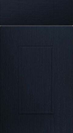 Bowland Navy Blue Ash Kitchen Doors