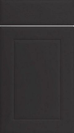 Bury Super Matt Black Kitchen Doors
