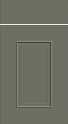 Buxton Super Matt Smoke Green Kitchen Doors