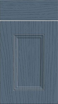 Cambridge Paint Flow Matt Colonial Blue Kitchen Doors