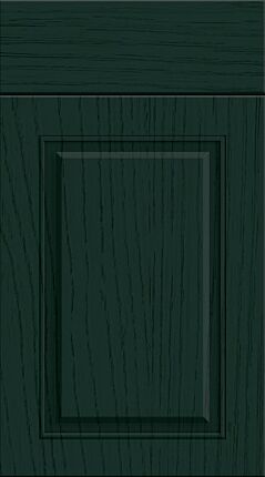 Carlton Paint Flow Matt Fir Green Kitchen Doors