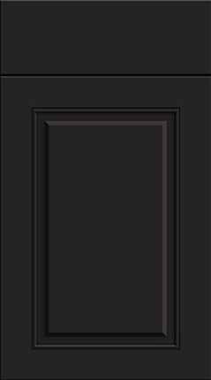 Carlton Matt Black Kitchen Doors