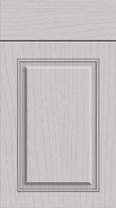Carlton Paint Flow Matt Light Grey Kitchen Doors