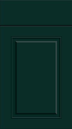 Carlton Super Matt Fir Green Kitchen Doors