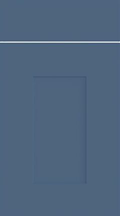 Carrick Super Matt Alby Blue Kitchen Doors