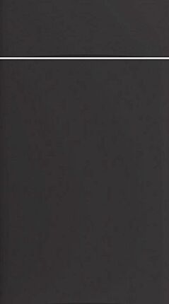 Dover Super Matt Black Kitchen Doors