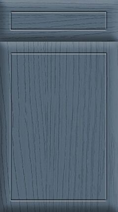 Euroline Paint Flow Matt Colonial Blue Kitchen Doors