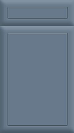 Euroline Super Matt Misty Blue Kitchen Doors