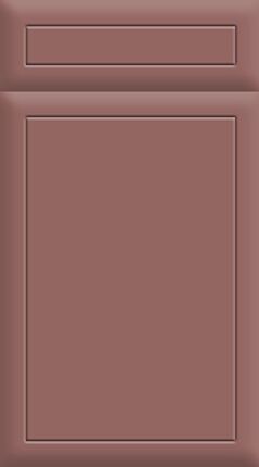 Euroline Super Matt Rusty Red Kitchen Doors