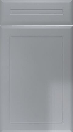 Fairline High Gloss Dove Grey Kitchen Doors