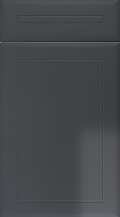 Fairline High Gloss Dust Grey Kitchen Doors