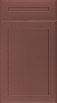 Fairline Super Matt Rusty Red Kitchen Doors