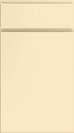 Handleless Magnolia Kitchen Doors