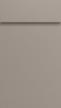 Handleless Stone Grey Kitchen Doors