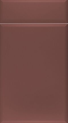 Hapton Super Matt Rusty Red Kitchen Doors