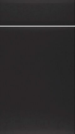 Hebden Super Matt Black Kitchen Doors