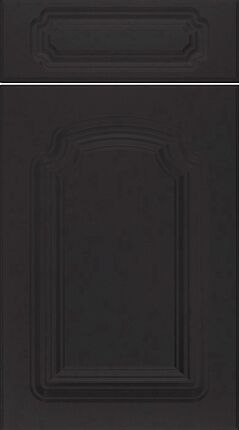 Kent Super Matt Black Kitchen Doors