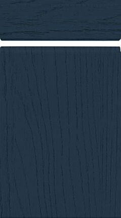 Handleless Legno Indigo Blue Kitchen Doors