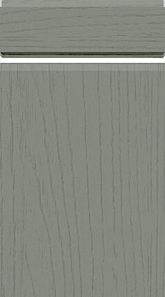 Handleless Legno Sage Green Kitchen Doors