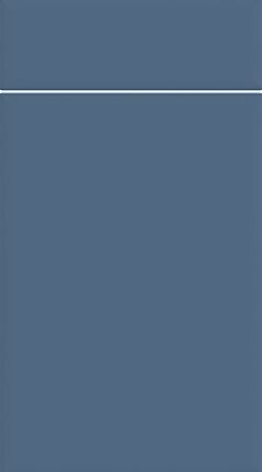 Lincoln Super Matt Alby Blue Kitchen Doors
