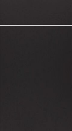 Lumi Super Matt Black Kitchen Doors