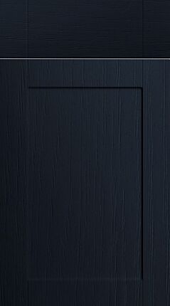 Lunar Navy Blue Ash Kitchen Doors