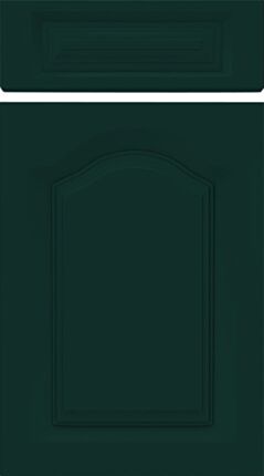 Sussex Matt Racing Green Kitchen Doors