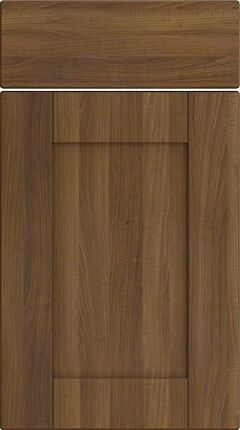 Wessex Medium Walnut Kitchen Doors