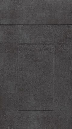 Milan Matt Dark Concrete Kitchen Doors