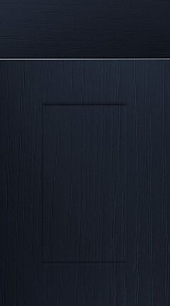 Milan Navy Blue Ash Kitchen Doors