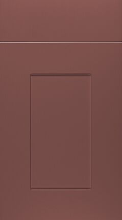 Milan Super Matt Rusty Red Kitchen Doors
