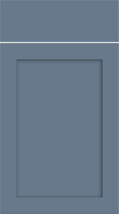 Oakham Super Matt Misty Blue Kitchen Doors
