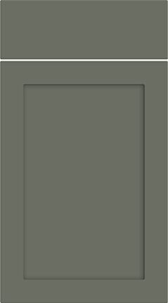 Oakham Super Matt Smoke Green Kitchen Doors