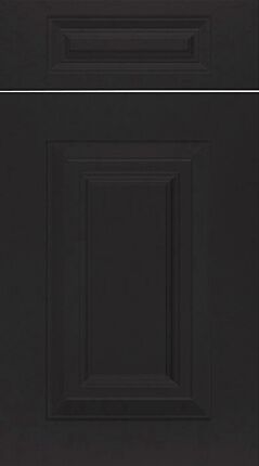 Oxford Super Matt Black Kitchen Doors