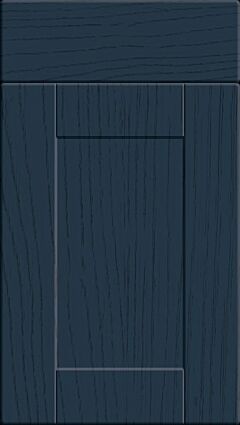 Shaker Paint Flow Matt Indigo Blue Kitchen Doors