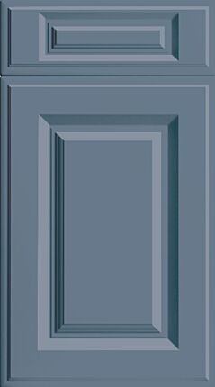 Palermo Super Matt Misty Blue Kitchen Doors