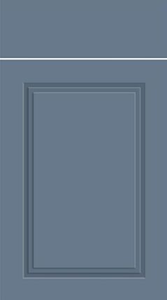 Paris Super Matt Misty Blue Kitchen Doors