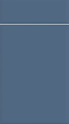 Pisa Super Matt Alby Blue Kitchen Doors