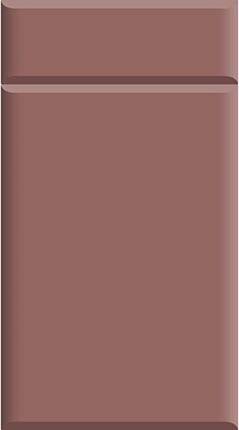 Pisa Super Matt Rusty Red Kitchen Doors