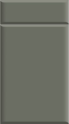 Pisa Super Matt Smoke Green Kitchen Doors