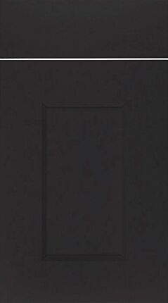 Salisbury Super Matt Black Kitchen Doors