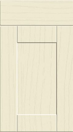 Shaker Paint Flow Matt Cream Kitchen Doors