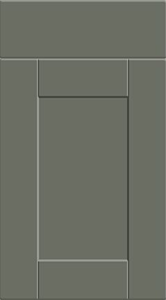 Shaker Super Matt Smoke Green Kitchen Doors