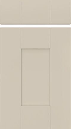 Buckingham Supermatt Taupe Grey Kitchen Doors