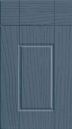 Surrey Paint Flow Matt Colonial Blue Kitchen Doors