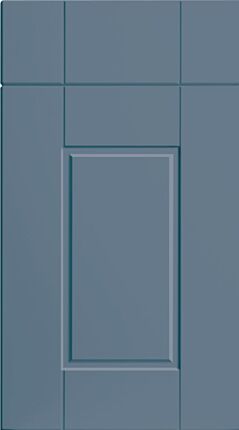 Surrey Super Matt Misty Blue Kitchen Doors